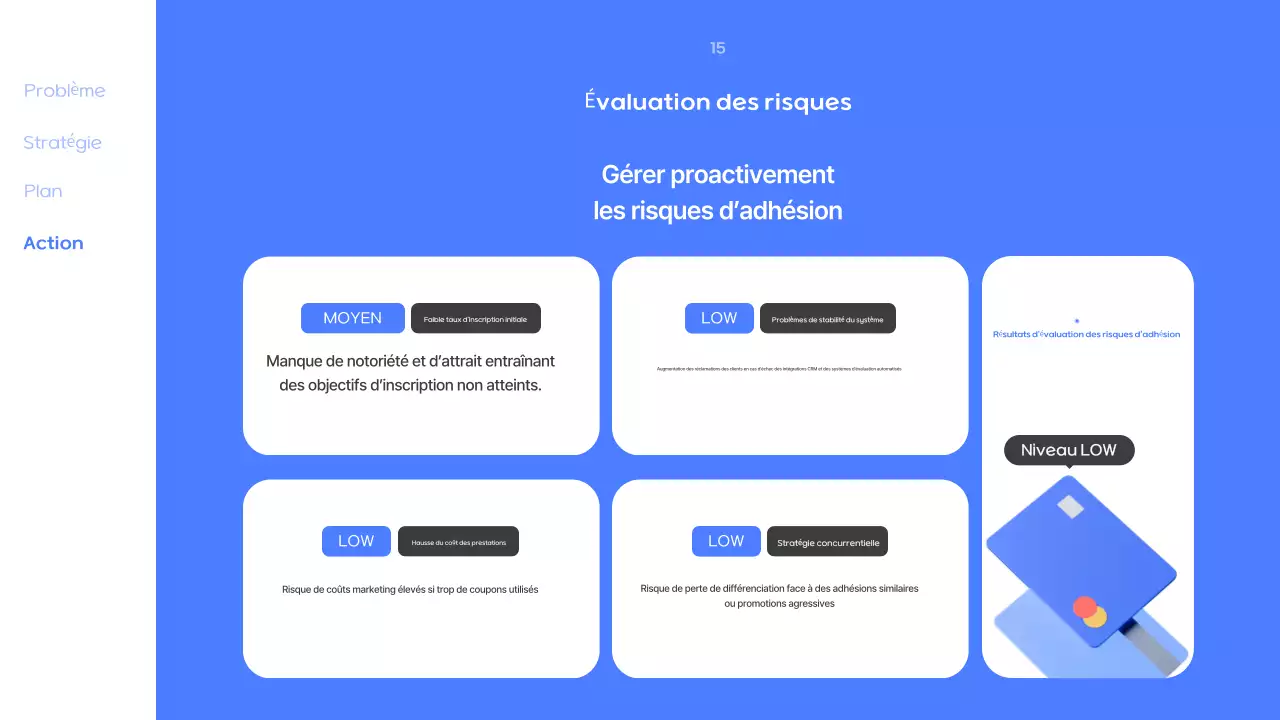 Offre d'adhésion Blue Modern