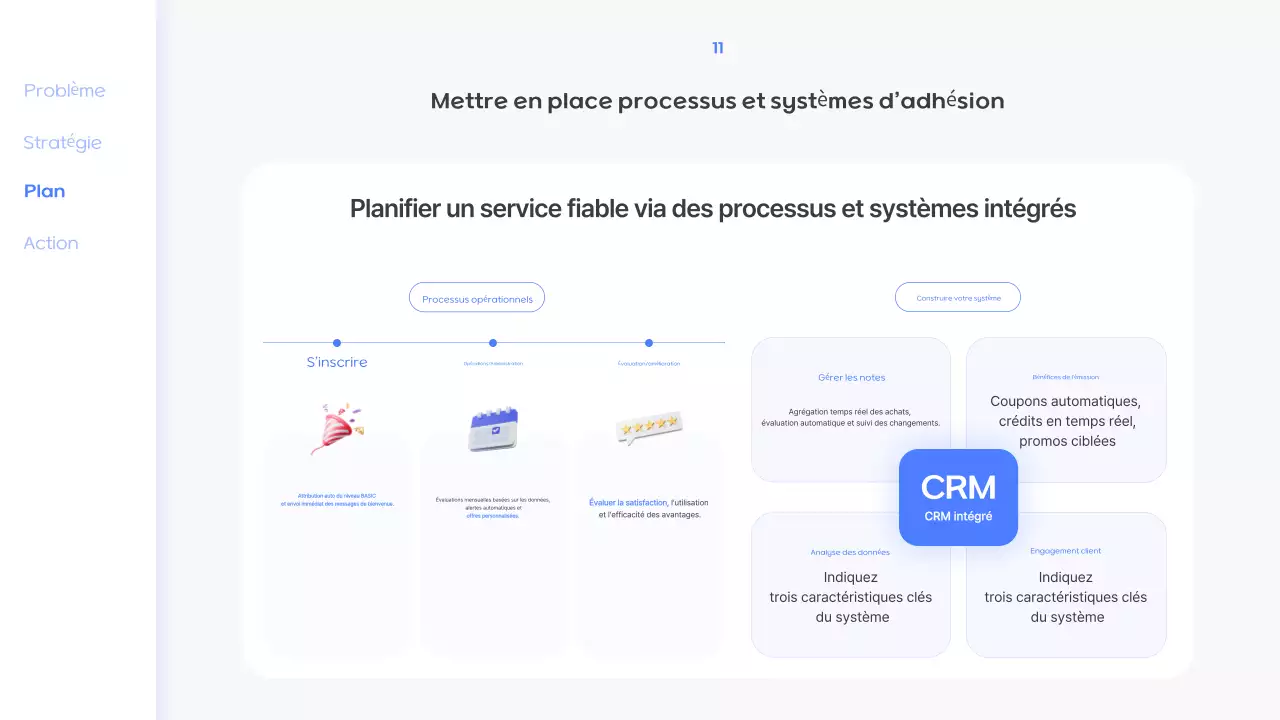 Offre d'adhésion Blue Modern