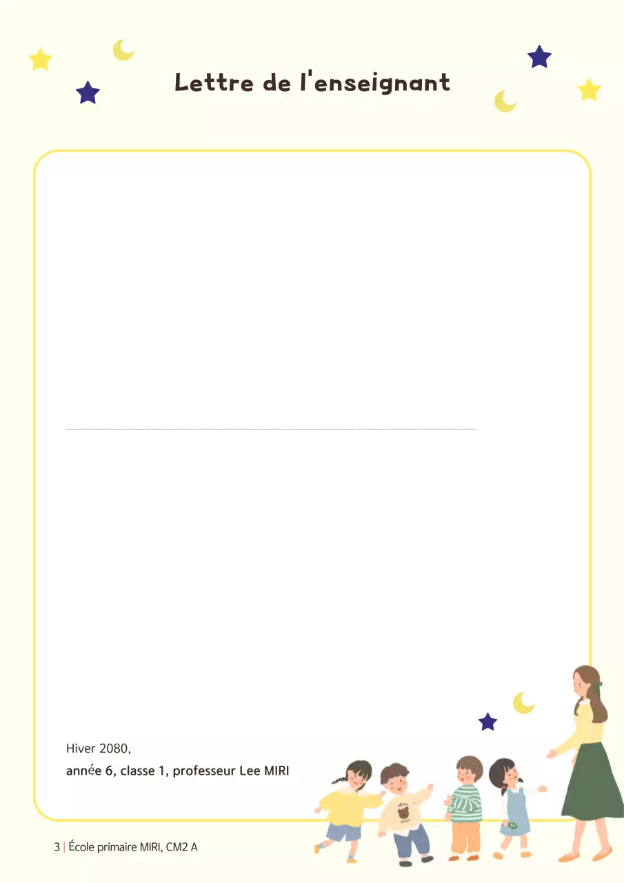 Projet d'anthologie de l'école Yellow Baby