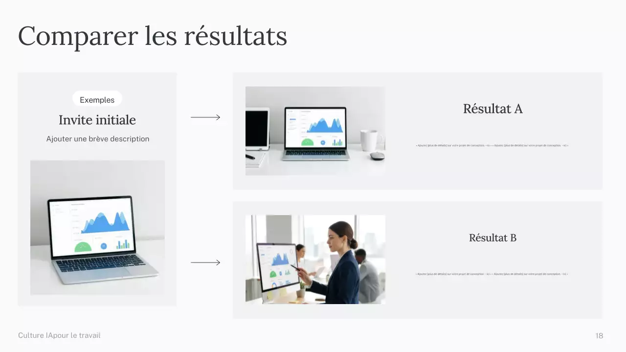 Présentation du cours d'IA simple vert et bleu