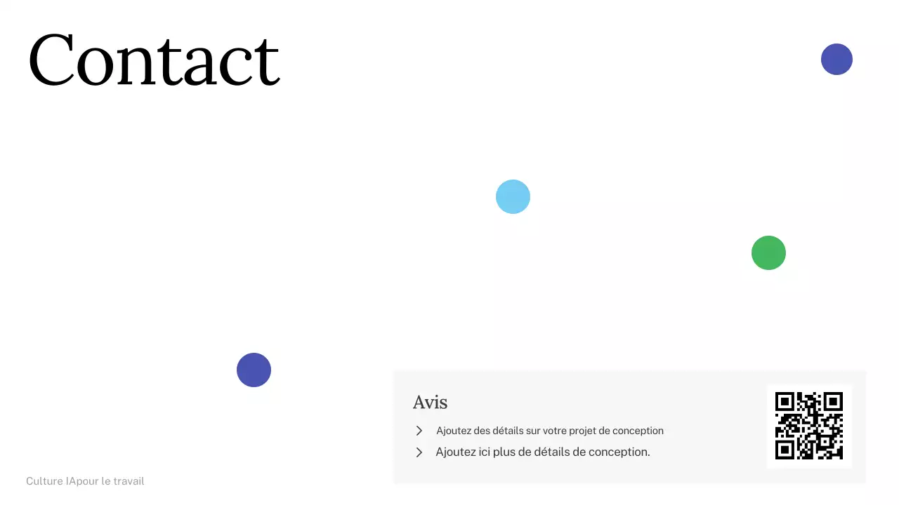 Présentation du cours d'IA simple vert et bleu