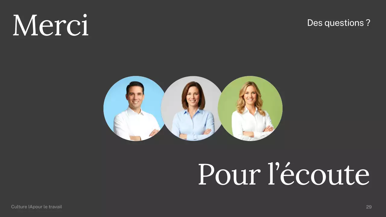 Présentation du cours d'IA simple vert et bleu