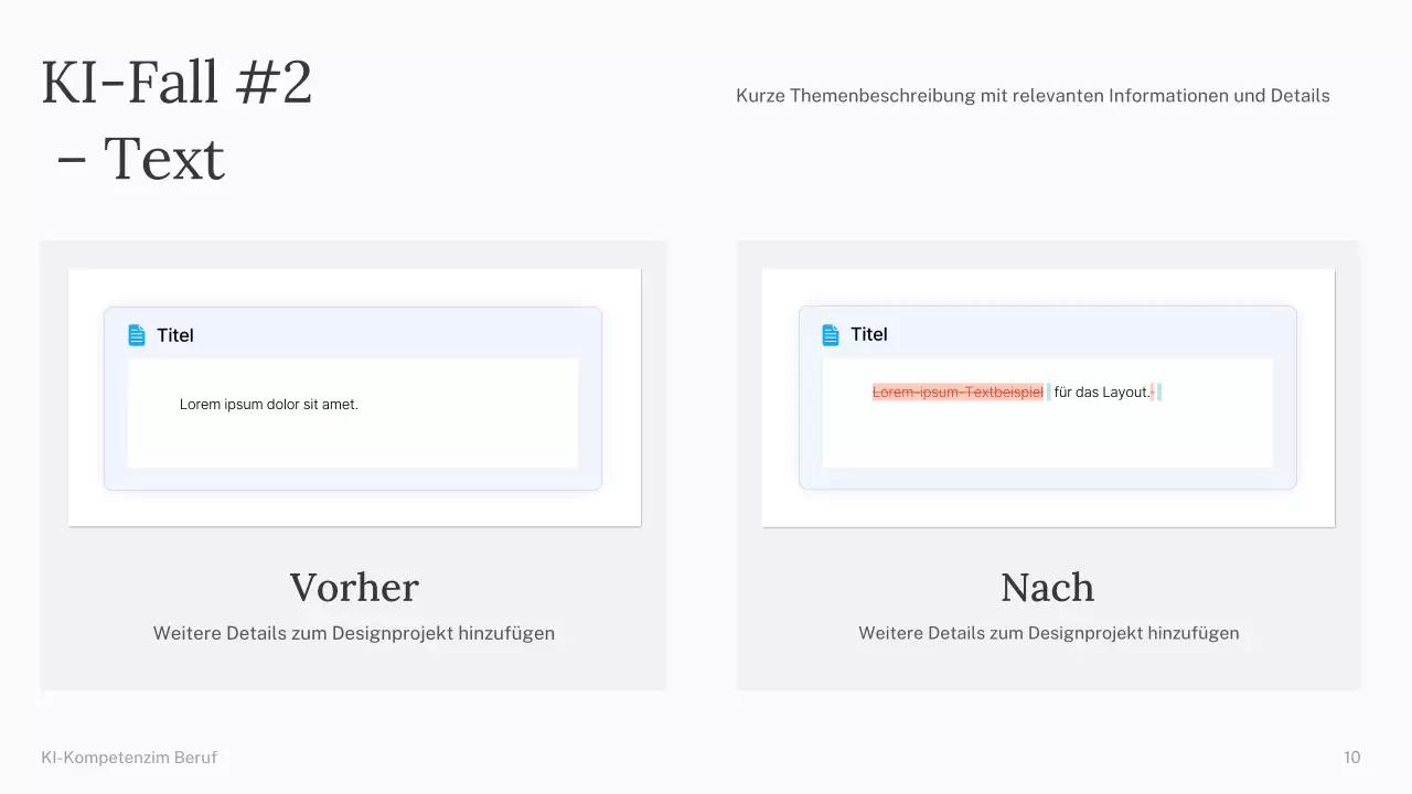 Präsentation des einfachen KI-Kurses „Grün und Blau“