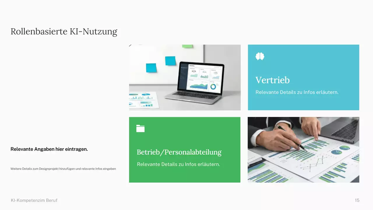 Präsentation des einfachen KI-Kurses „Grün und Blau“