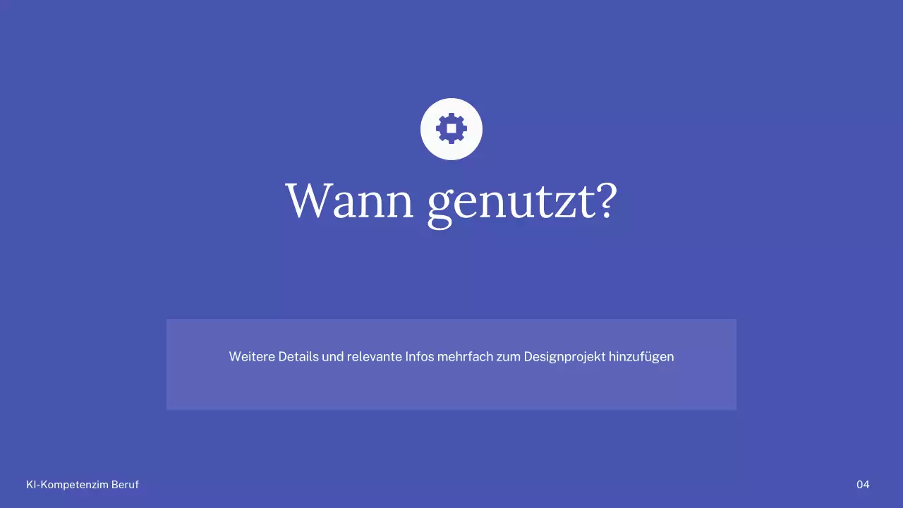 Präsentation des einfachen KI-Kurses „Grün und Blau“