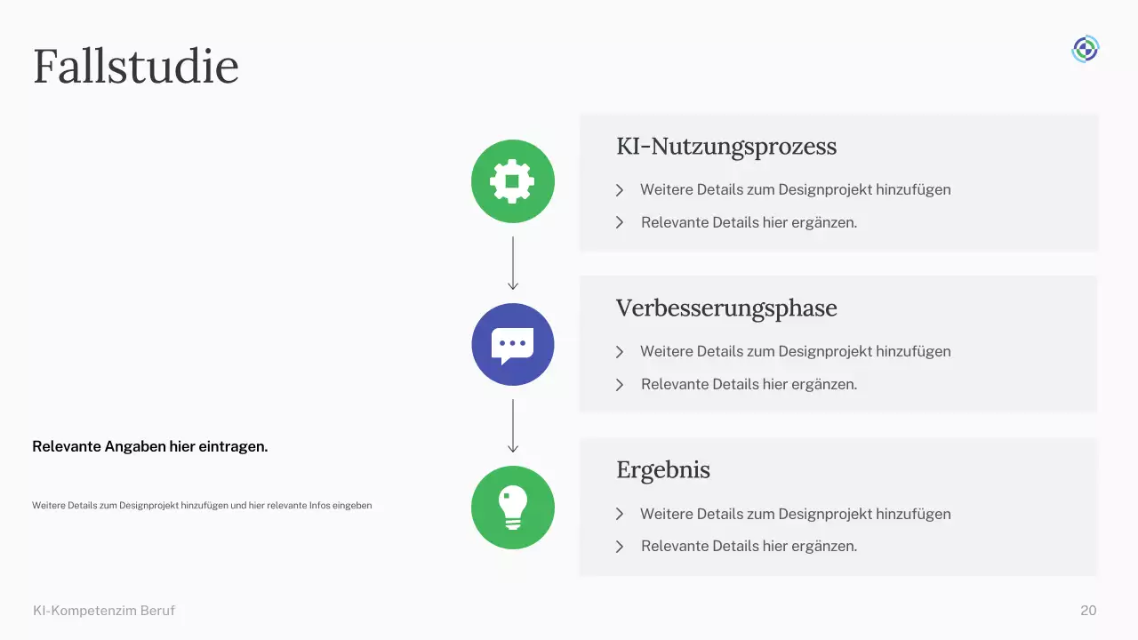 Präsentation des einfachen KI-Kurses „Grün und Blau“