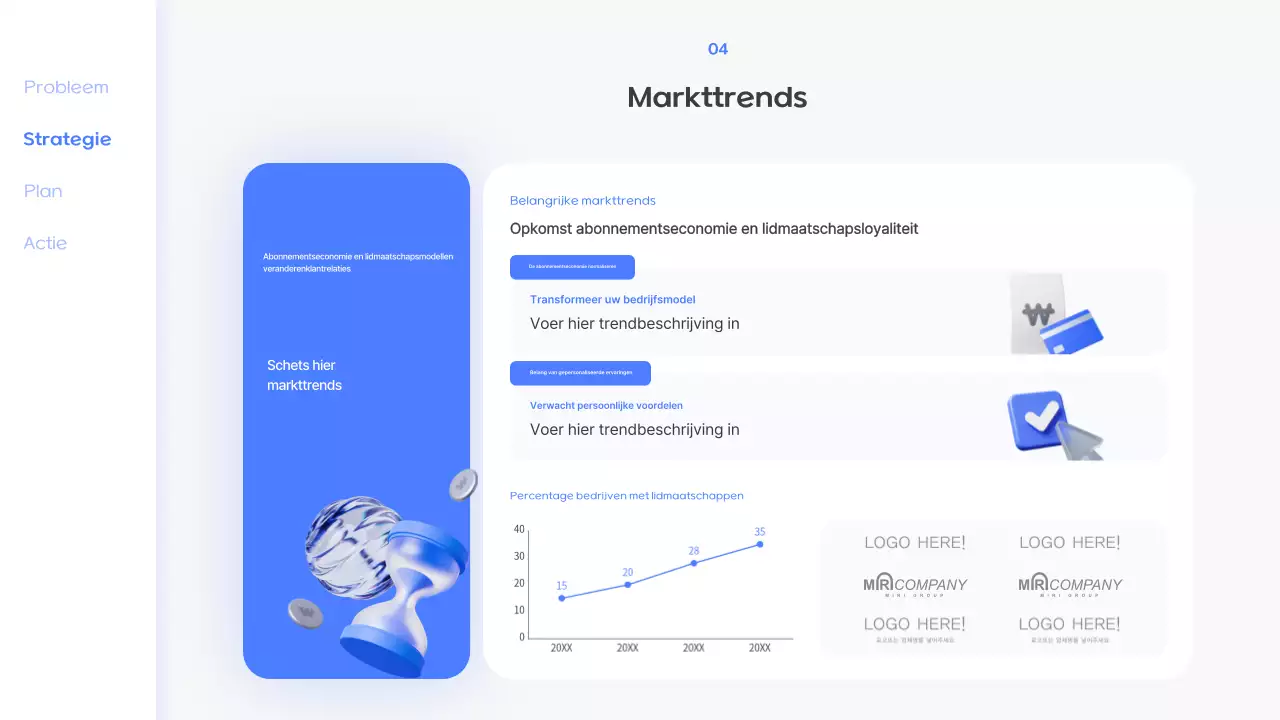 Blue Modern Lidmaatschapsaanbieding