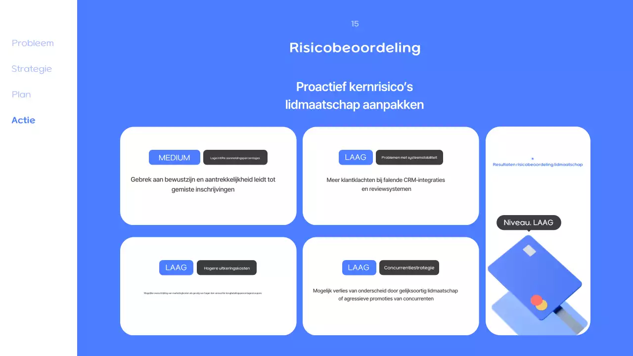 Blue Modern Lidmaatschapsaanbieding