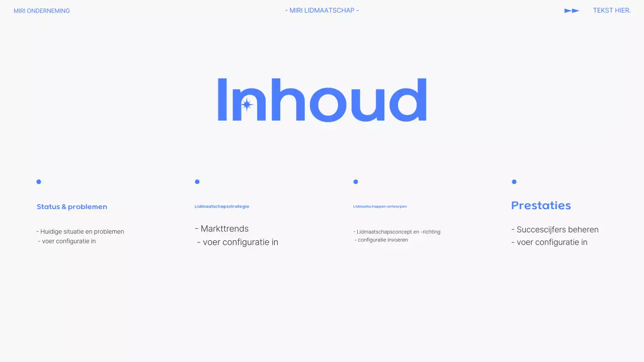 Blue Modern Lidmaatschapsaanbieding