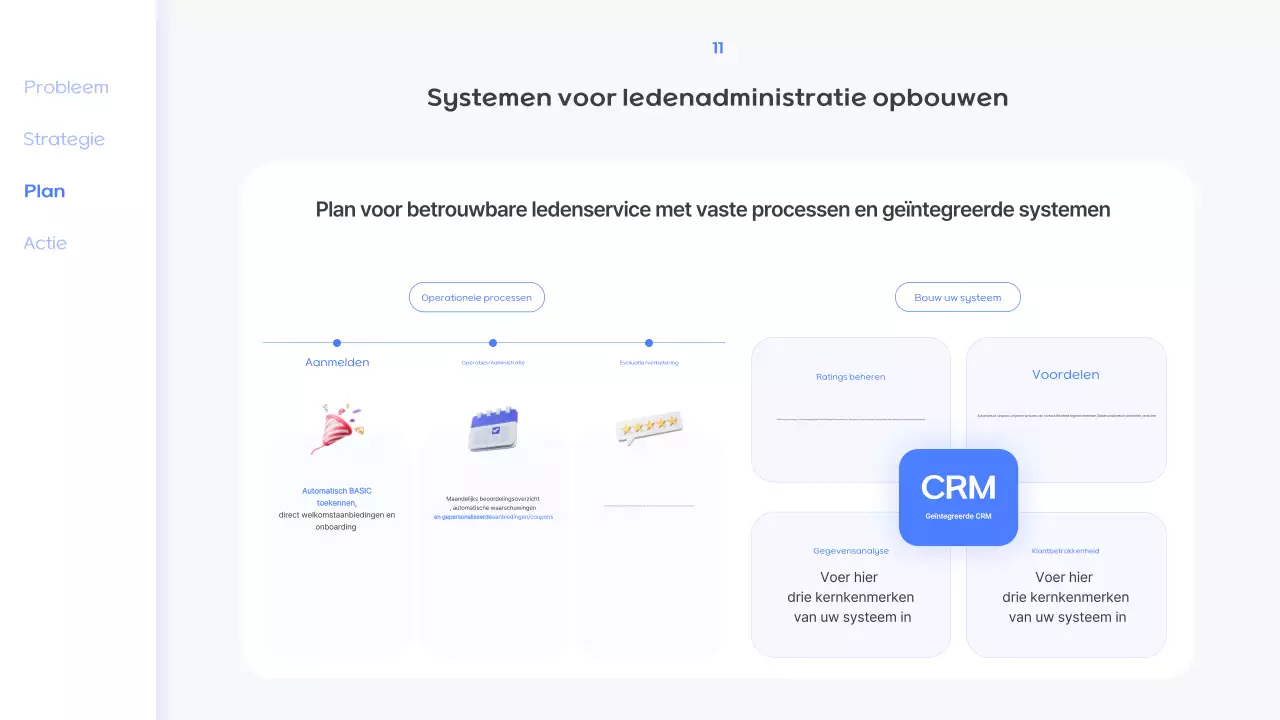 Blue Modern Lidmaatschapsaanbieding