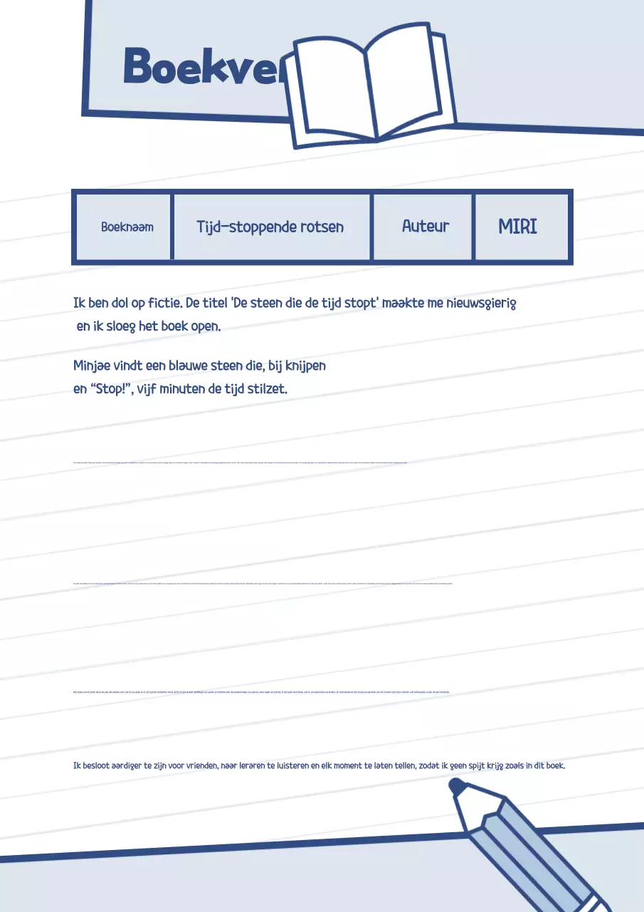 Hemelsblauwe eenvoudige illustratie schoolbloemlezing