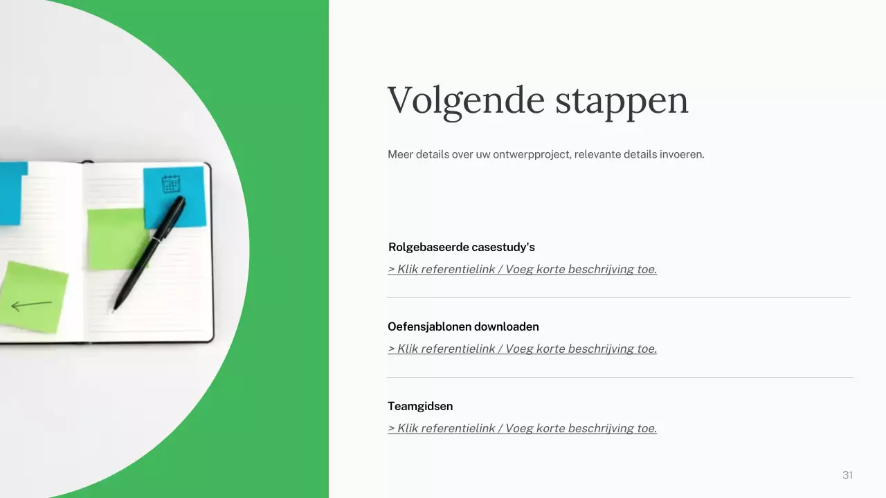 Groene en blauwe eenvoudige AI-cursuspresentatie