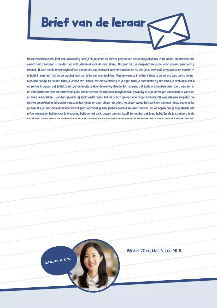 Hemelsblauwe eenvoudige illustratie schoolbloemlezing