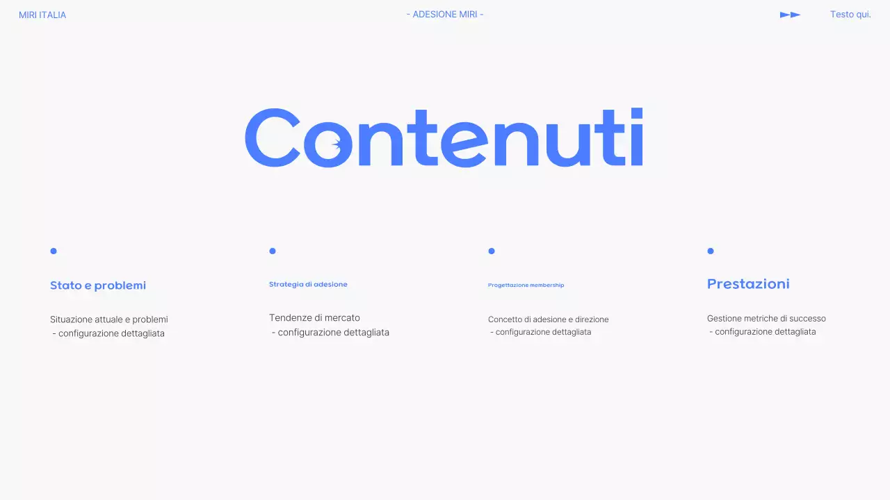 Offerta di abbonamento Blue Modern