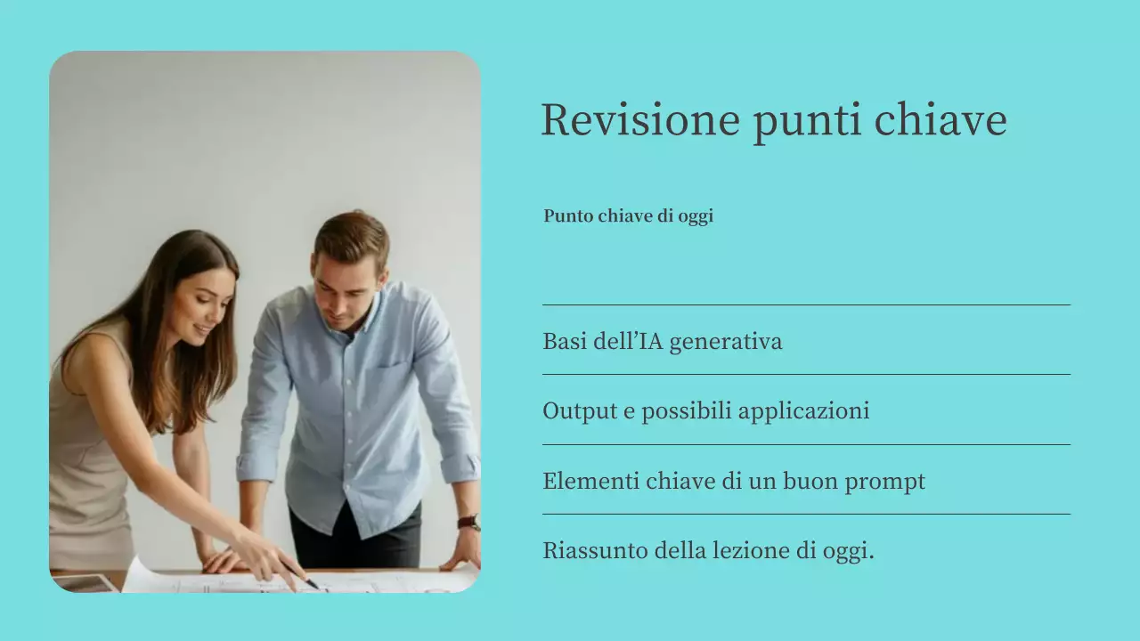 Presentazione del corso di intelligenza artificiale moderna Teal