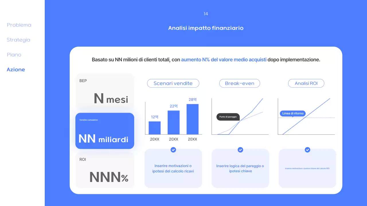 Offerta di abbonamento Blue Modern