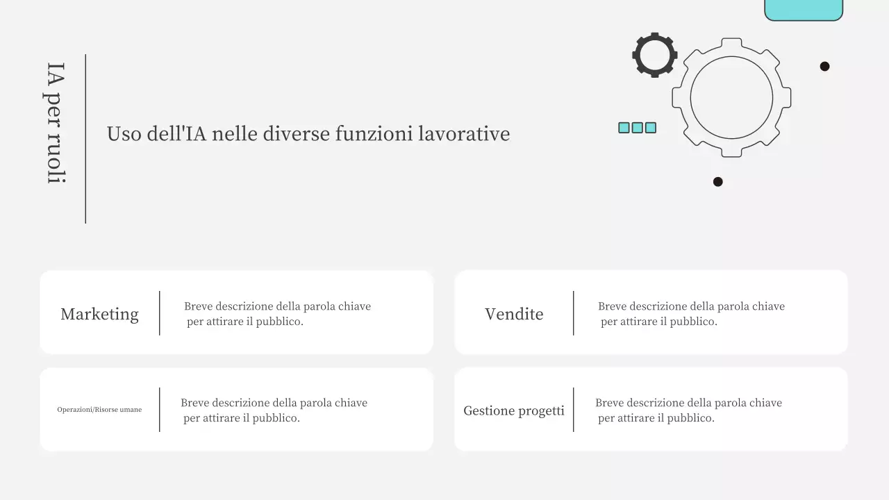 Presentazione del corso di intelligenza artificiale moderna Teal