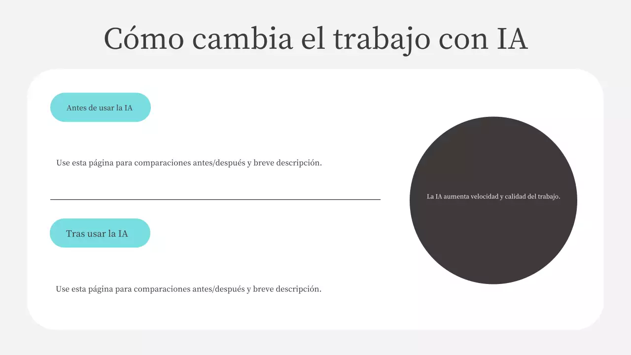 Presentación del curso de IA moderna en color verde azulado