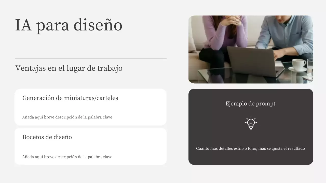 Presentación del curso de IA moderna en color verde azulado