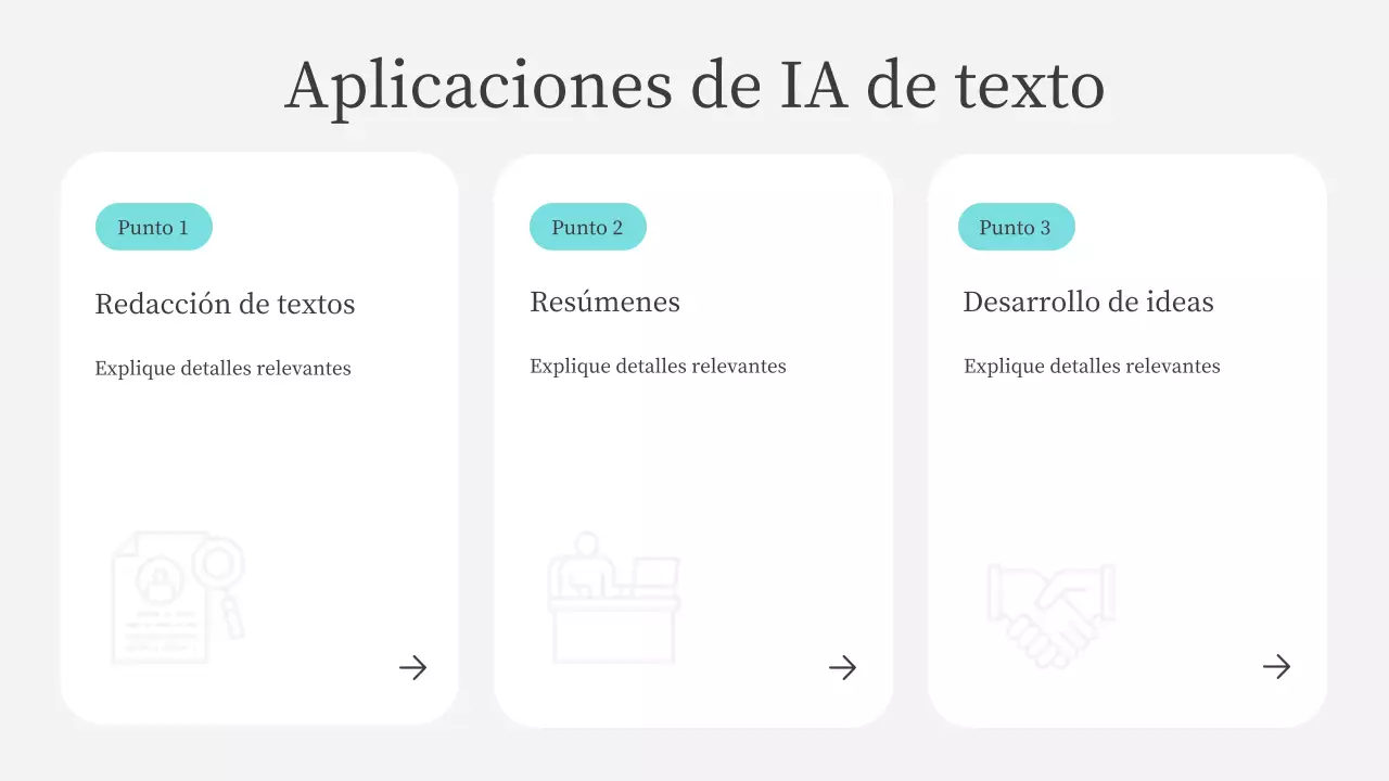Presentación del curso de IA moderna en color verde azulado