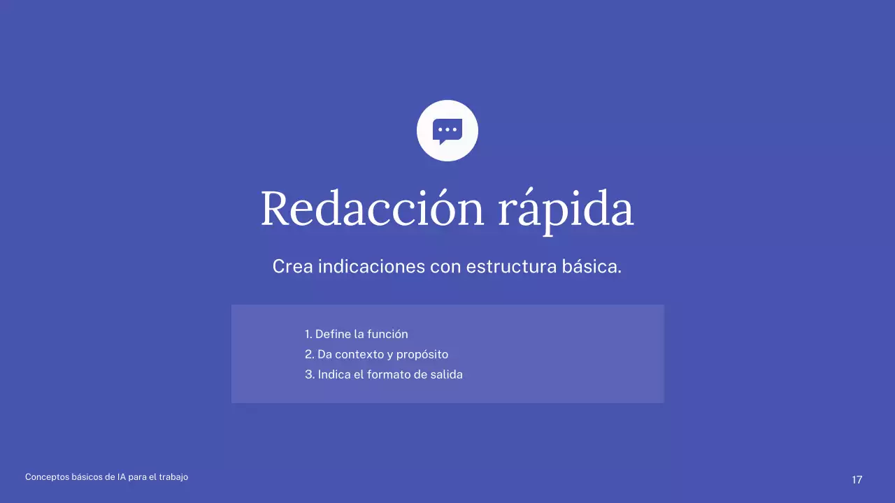 Presentación del curso de IA simple de Green and Blue