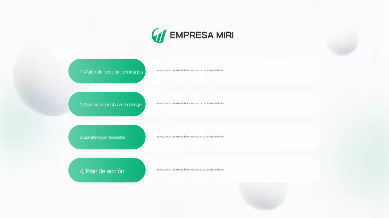 Informe sobre un entorno limpio y verde