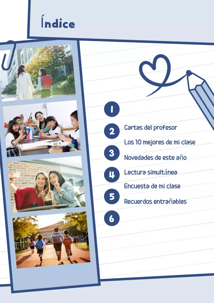 Antología escolar de ilustración sencilla azul cielo