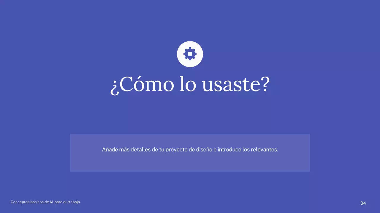 Presentación del curso de IA simple de Green and Blue