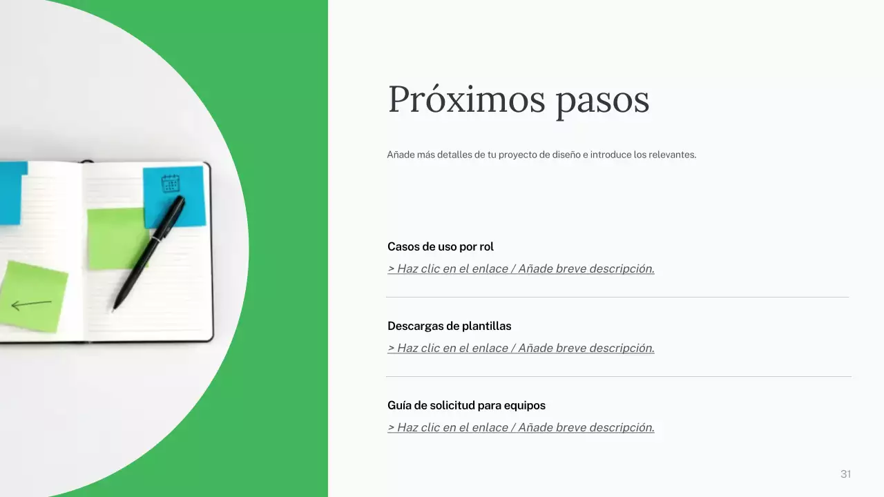 Presentación del curso de IA simple de Green and Blue