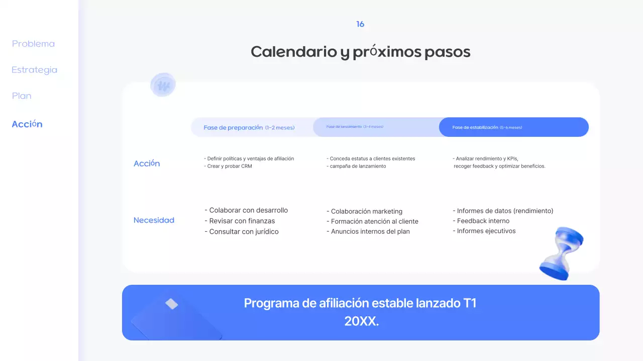 Oferta de membresía Blue Modern