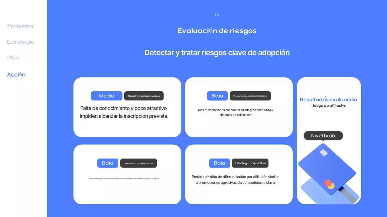 Oferta de membresía Blue Modern