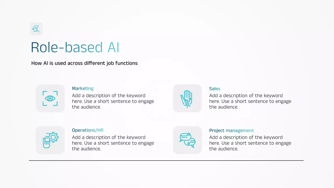 블루 모던 AI 교육 발표 프레젠테이션