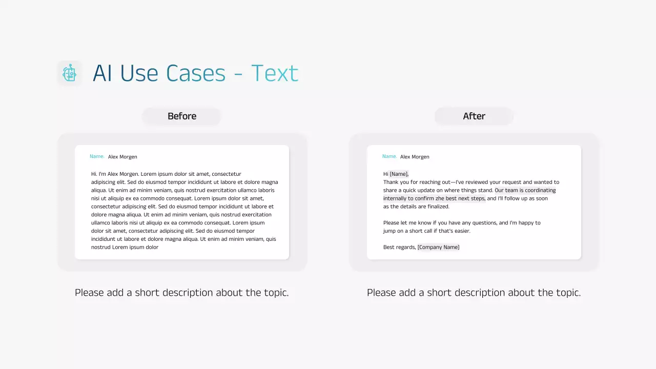 블루 모던 AI 교육 발표 프레젠테이션