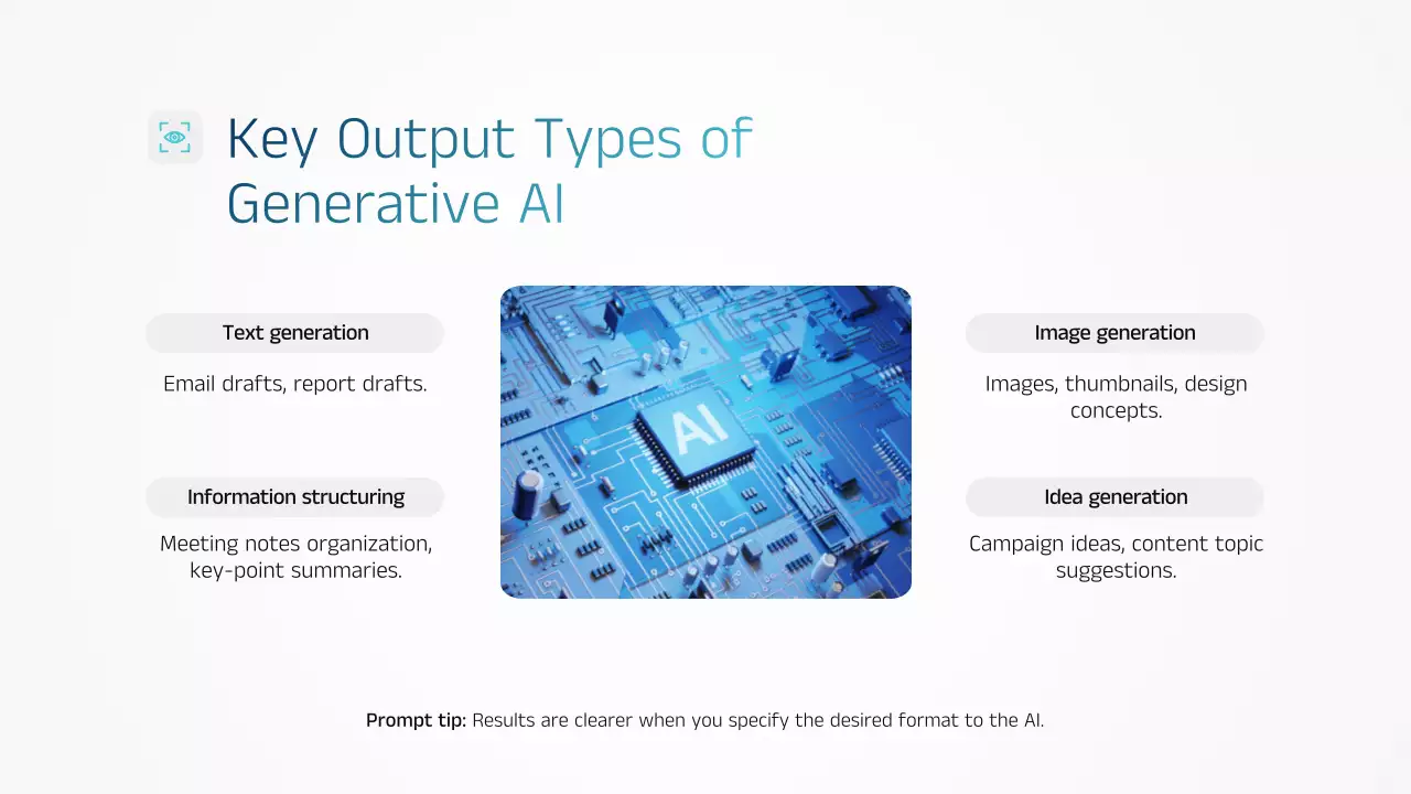 블루 모던 AI 교육 발표 프레젠테이션