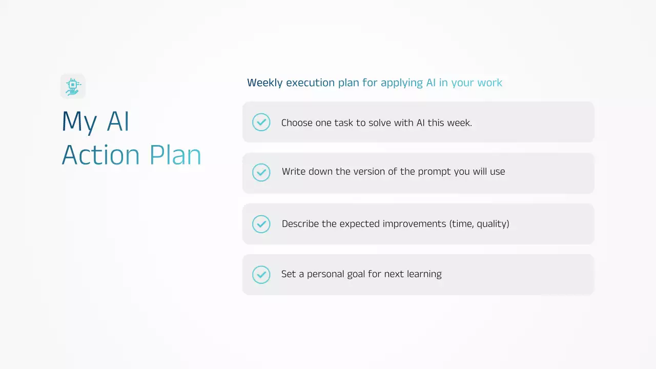 블루 모던 AI 교육 발표 프레젠테이션