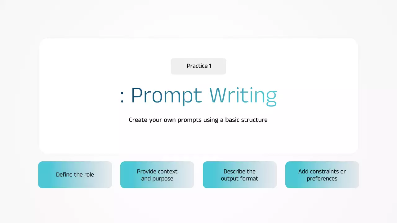 블루 모던 AI 교육 발표 프레젠테이션