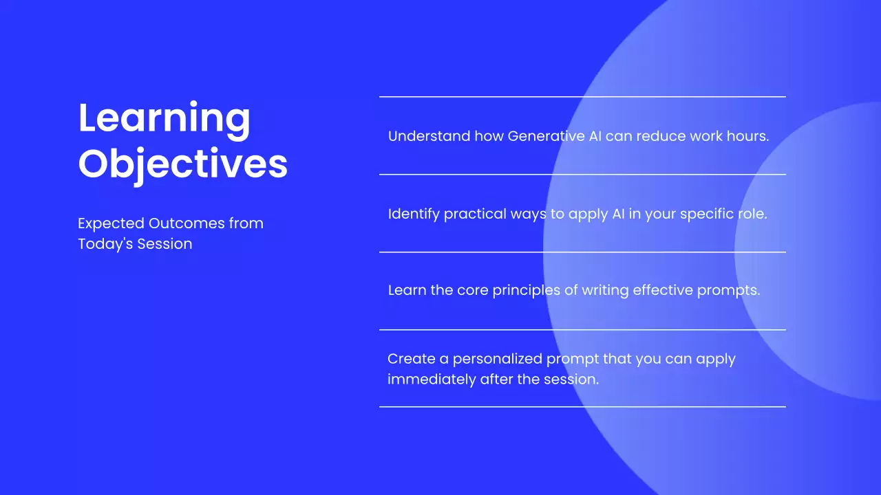 블루 모던 AI 교육 행사 발표