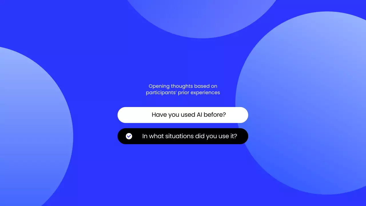 블루 모던 AI 교육 행사 발표