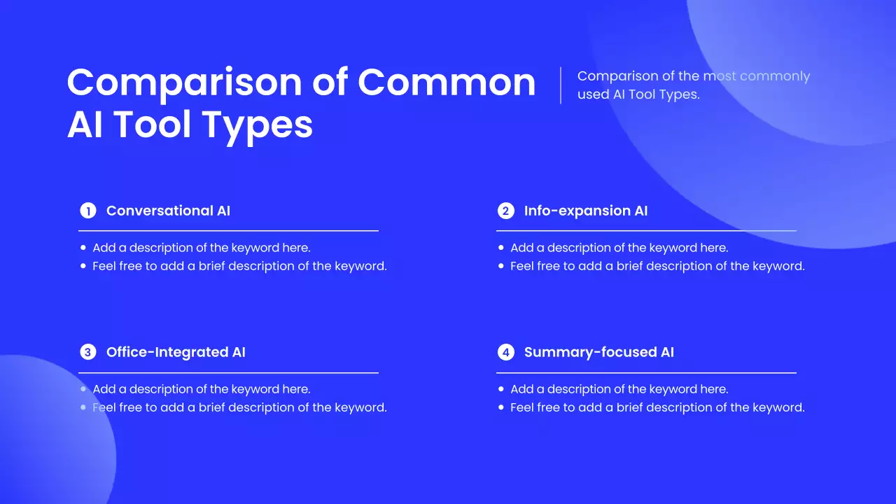 블루 모던 AI 교육 행사 발표