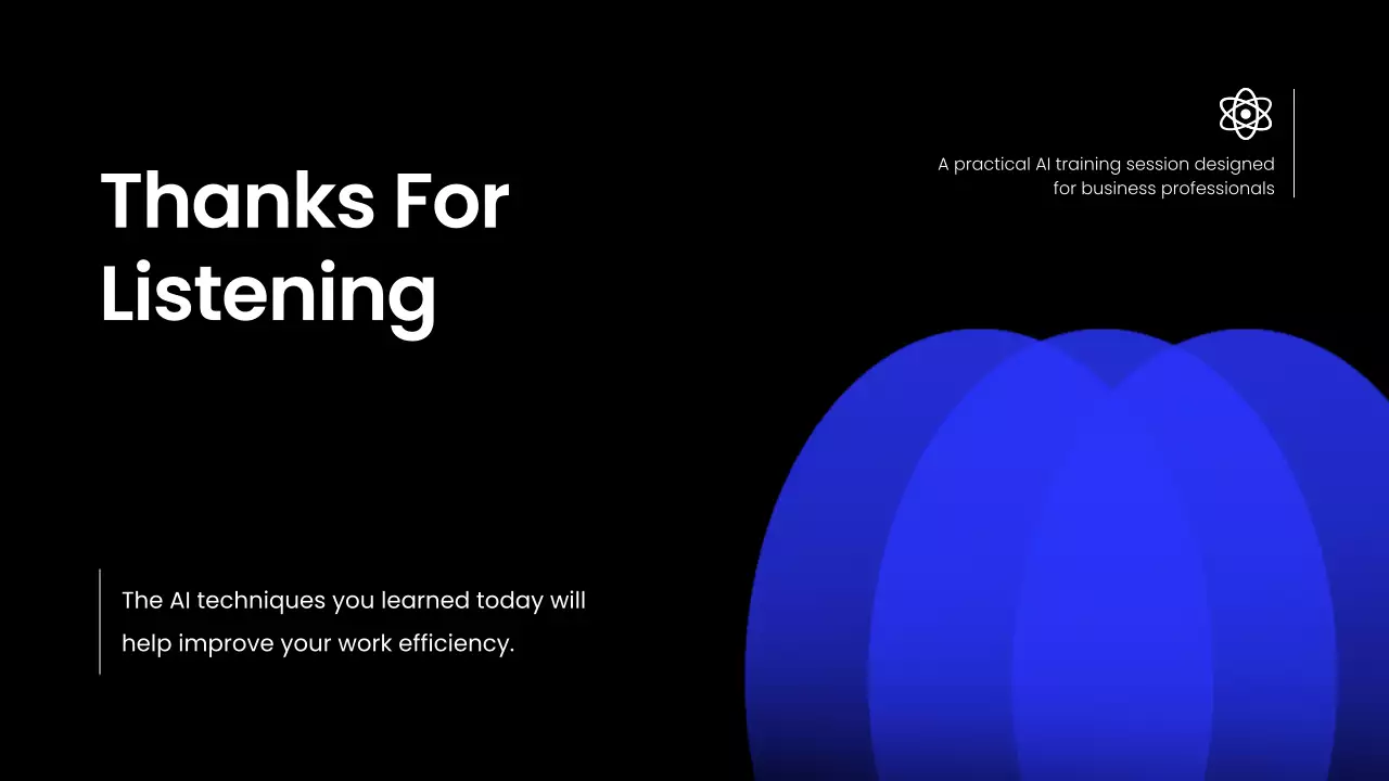 블루 모던 AI 교육 행사 발표