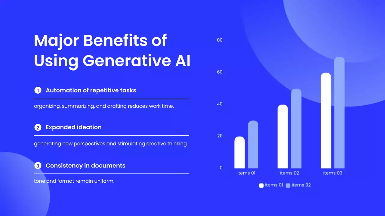 블루 모던 AI 교육 행사 발표