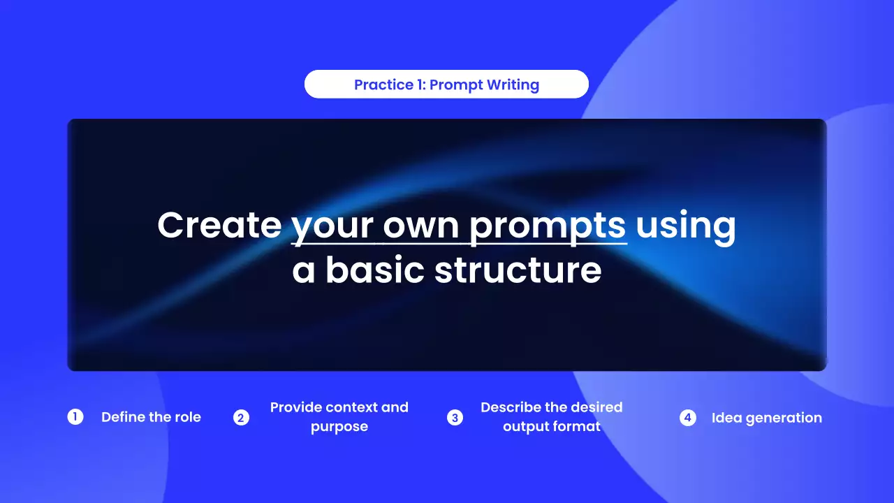 블루 모던 AI 교육 행사 발표