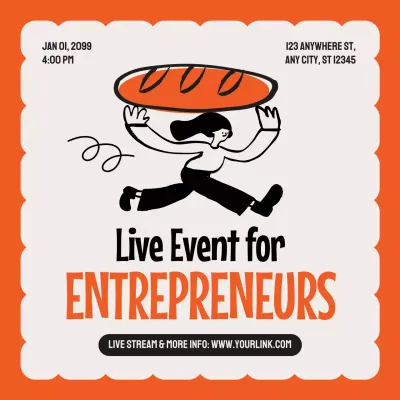 오렌지 레트로 창업 행사