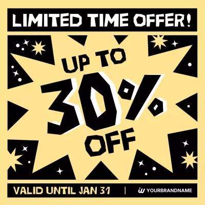 노란색 굵은 글씨로 표시된 할인 프로모션