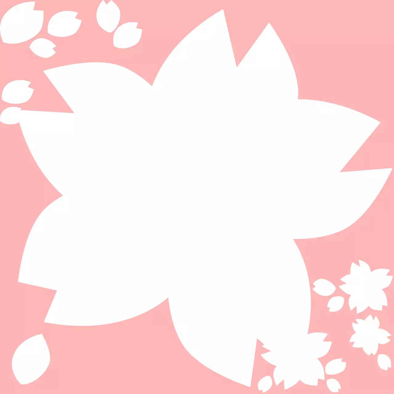 분홍색 아기자기한 봄 문