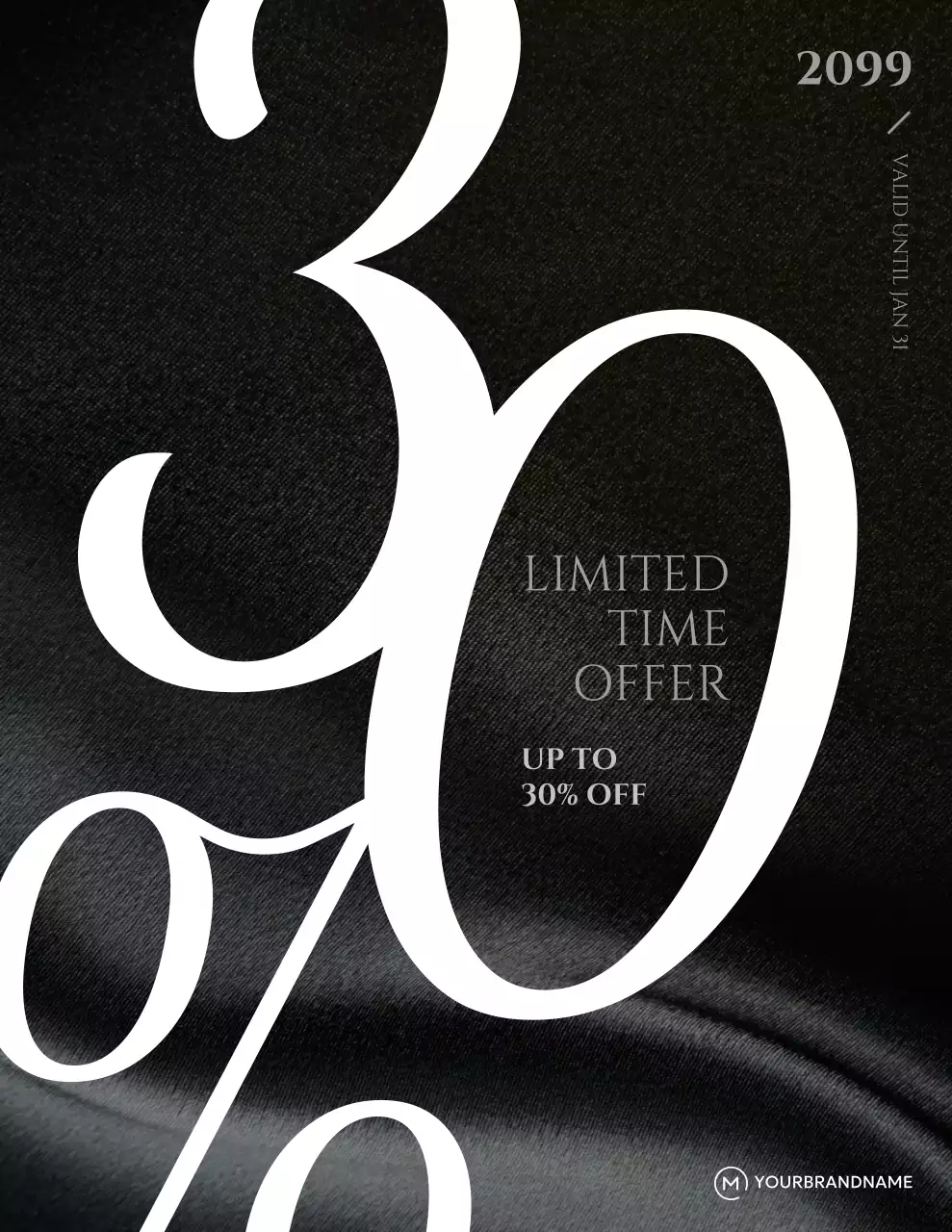 promosi penjualan modern hitam