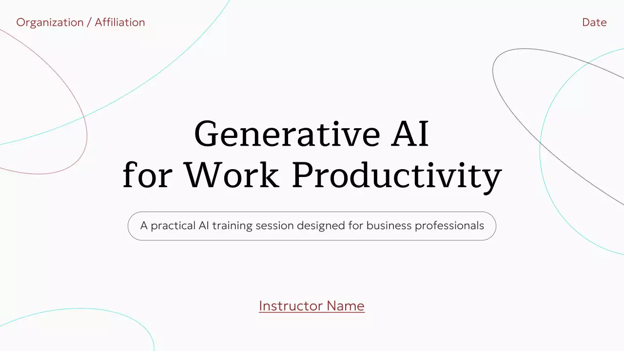 Undangan Kursus AI Minimalis Warna Beige