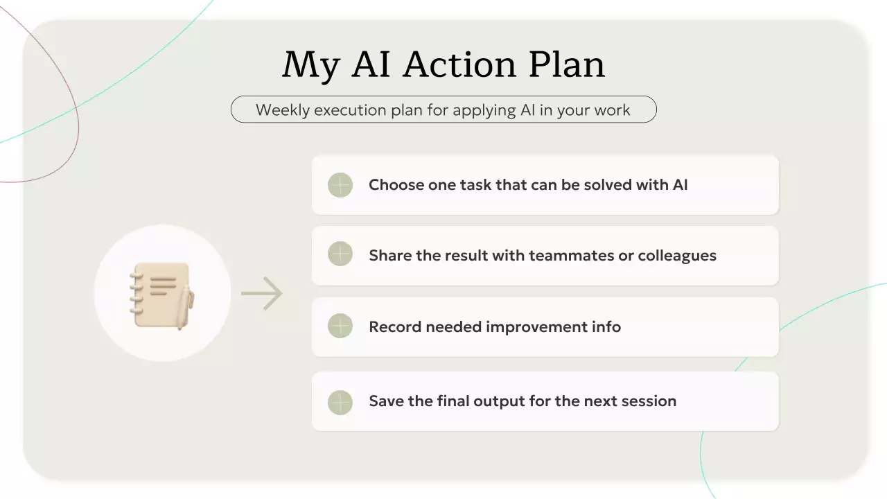 Undangan Kursus AI Minimalis Warna Beige