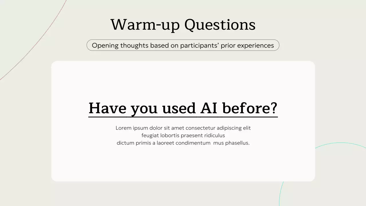 Undangan Kursus AI Minimalis Warna Beige