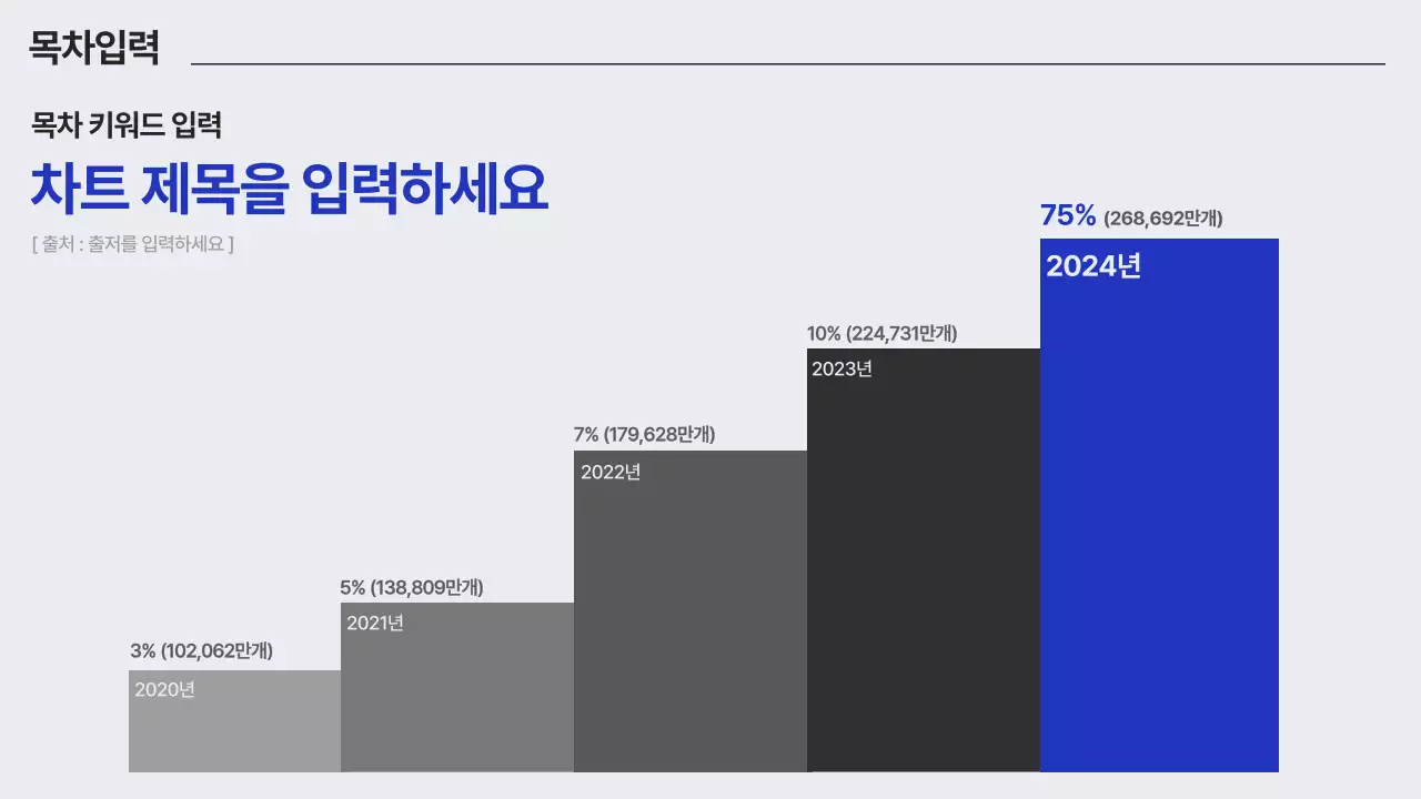 파랑과 회색의 깔끔 비즈니스 계획서